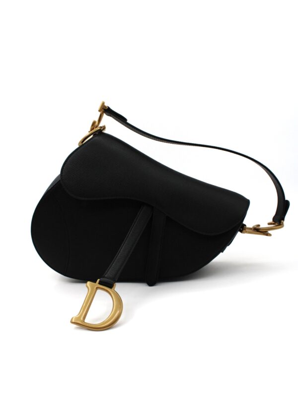 Privato: Borsa Dior Saddle in pelle nera