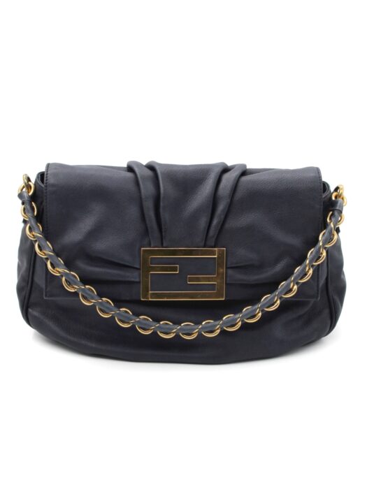 Borsa Fendi Mia in pelle Blu