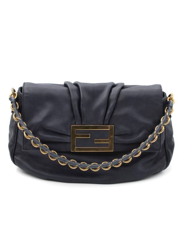 Borsa Fendi Mia in pelle Blu