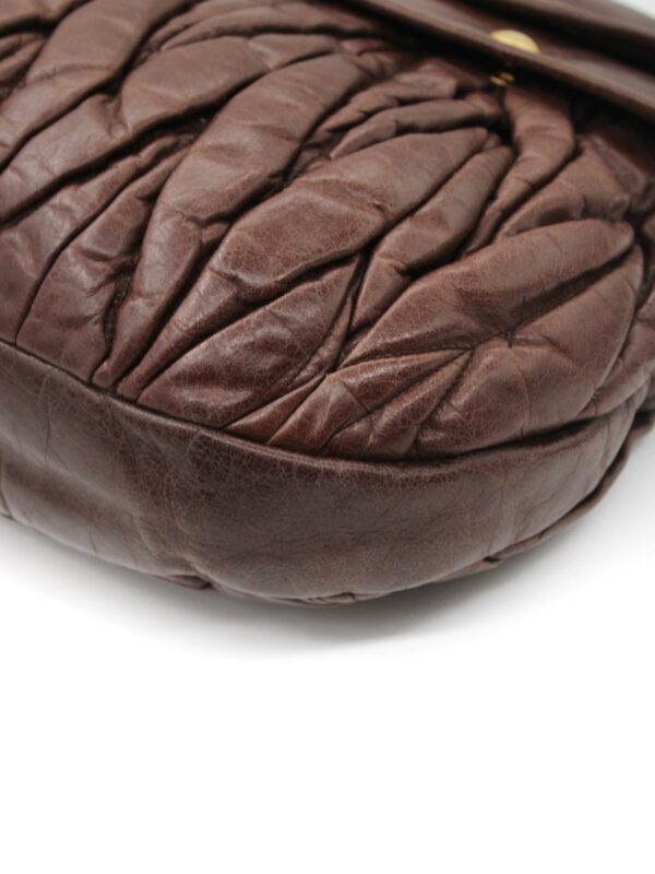 Borsa Miu Miu Coffer Marrone