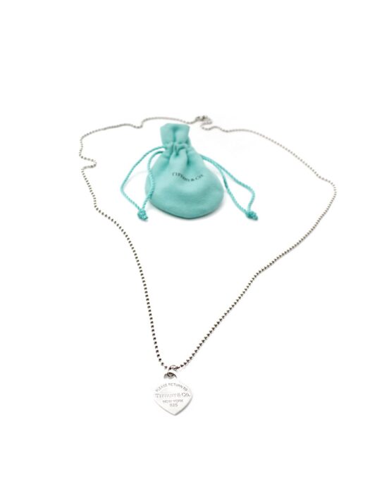 Privato: Collana Tiffany lunga con ciondolo Heart Tag