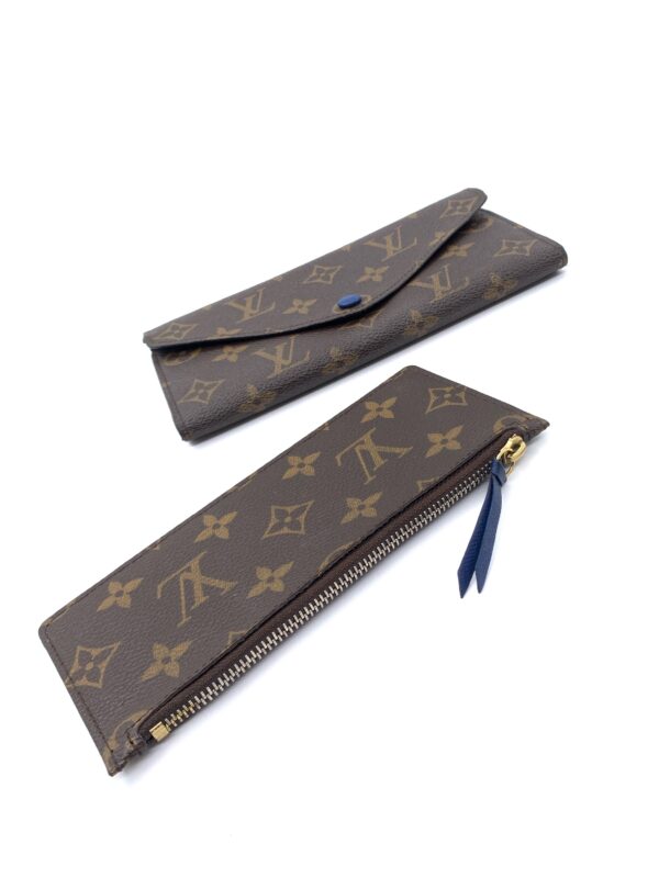 Portafoglio Louis Vuitton Emilie Blu