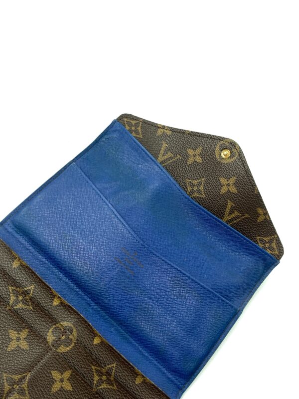 Portafoglio Louis Vuitton Emilie Blu