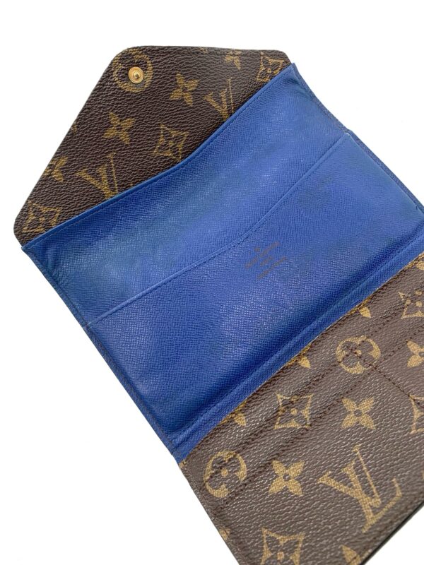 Portafoglio Louis Vuitton Emilie Blu