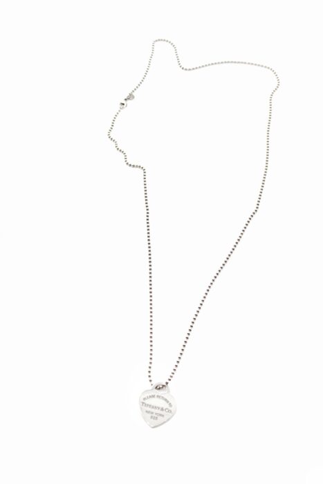 Collana Tiffany lunga con cuore grande