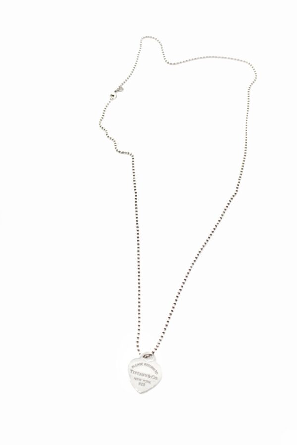 Collana Tiffany lunga con cuore grande