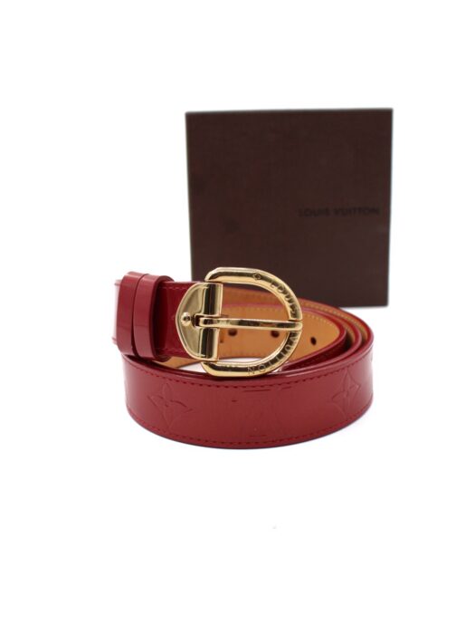 Privato: Cintura Louis Vuitton In Vernis Rossa