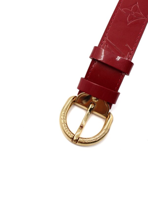 Privato: Cintura Louis Vuitton In Vernis Rossa