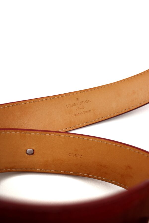Privato: Cintura Louis Vuitton In Vernis Rossa