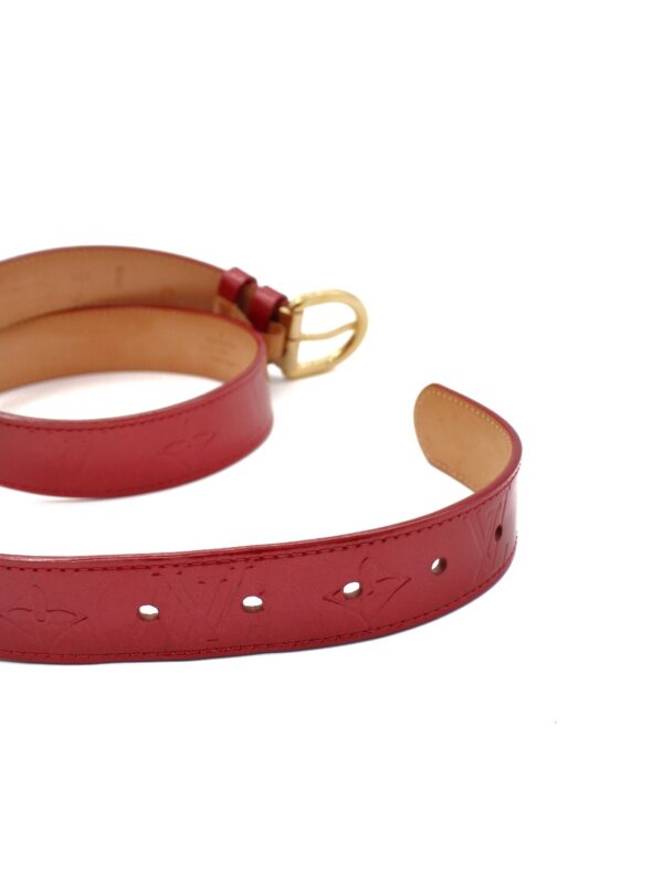Privato: Cintura Louis Vuitton In Vernis Rossa