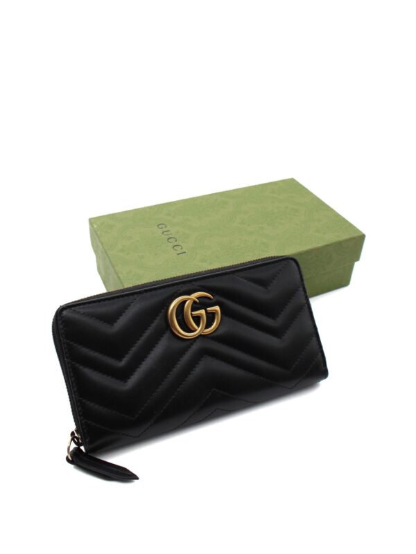 Portafoglio Gucci Marmont GG Pelle Nera