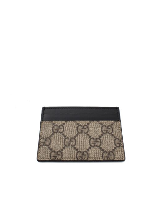 Portacarte Gucci GG Supreme e Pelle Nera