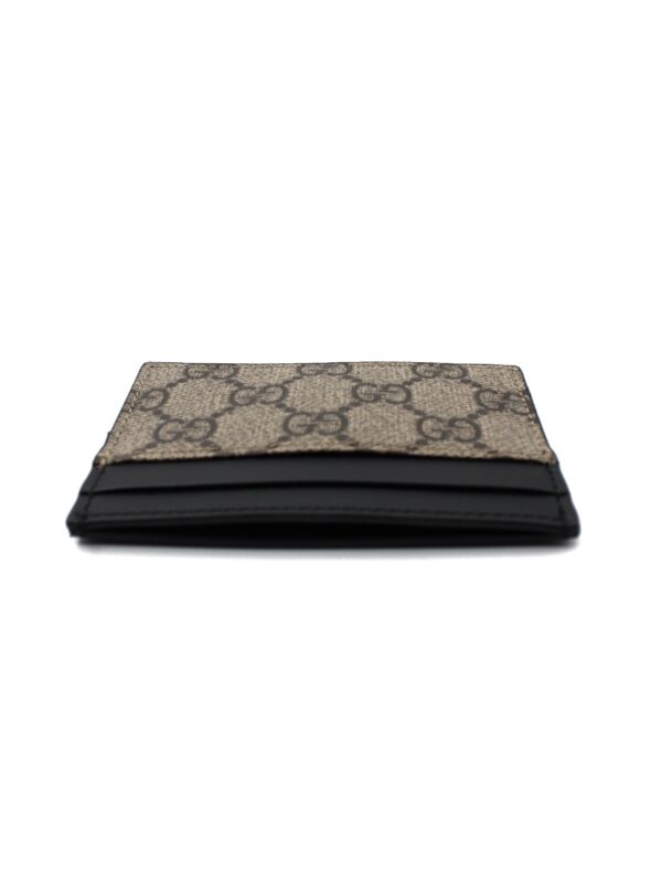 Portacarte Gucci GG Supreme e Pelle Nera