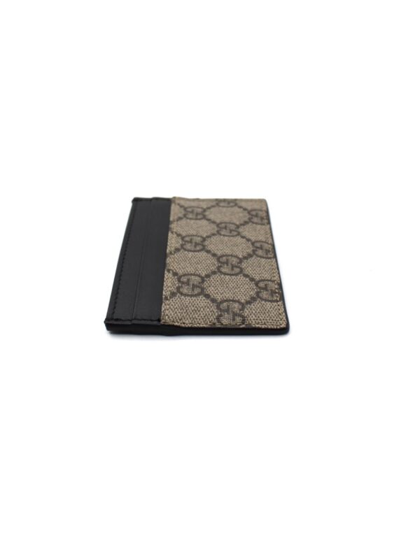 Portacarte Gucci GG Supreme e Pelle Nera