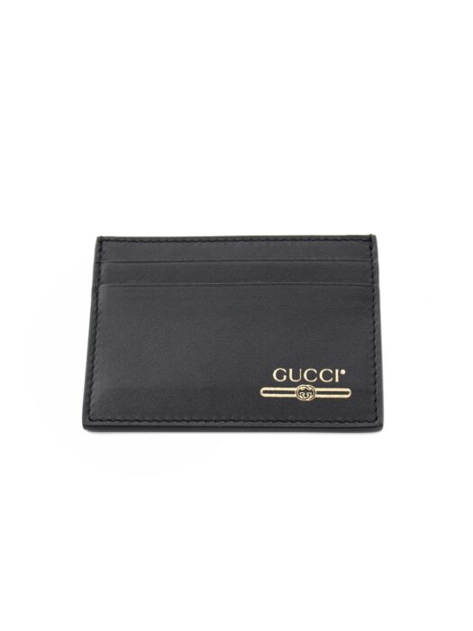 Portacarte Gucci in Pelle Nera