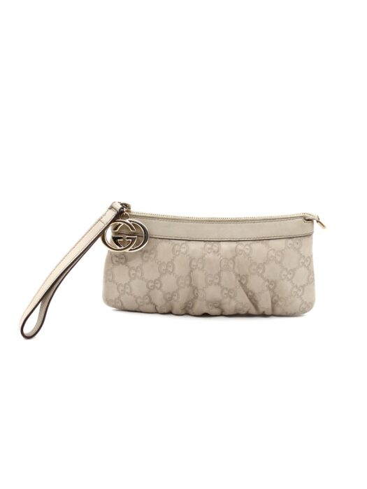 Privato: Pochette Gucci in pelle Guccissima