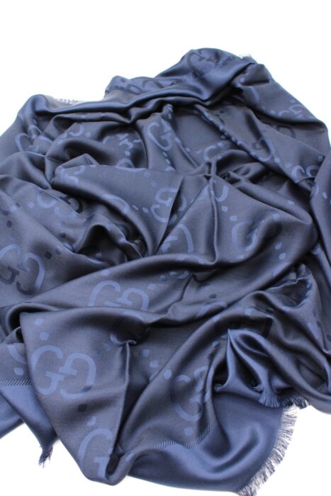 Scialle Gucci GG Jumbo Blu