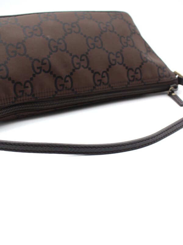 Pochette Gucci In Tessuto GG Testa Di Moro