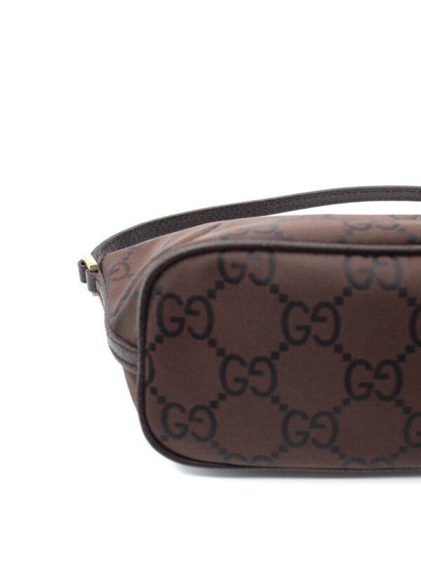 Pochette Gucci In Tessuto GG Testa Di Moro