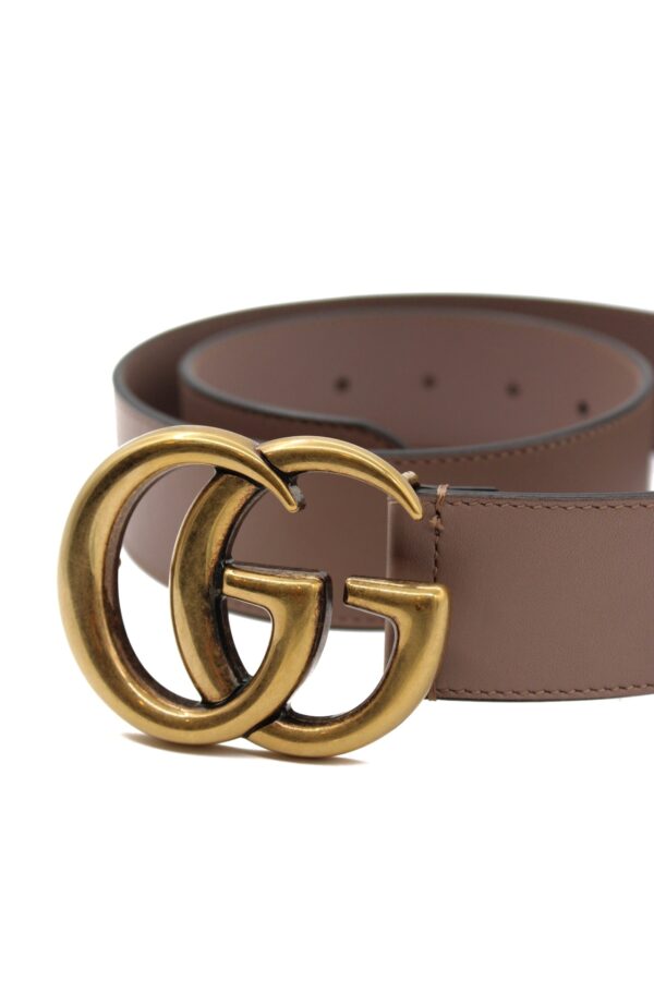 Cintura Gucci GG Marmont Rosa Cipria