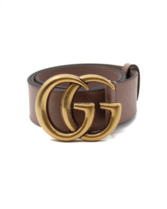Cintura Gucci GG Marmont Rosa Cipria