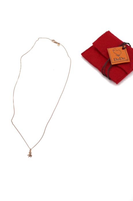 Collana Dodo Oro Rosa e charm Polpo oro rosa