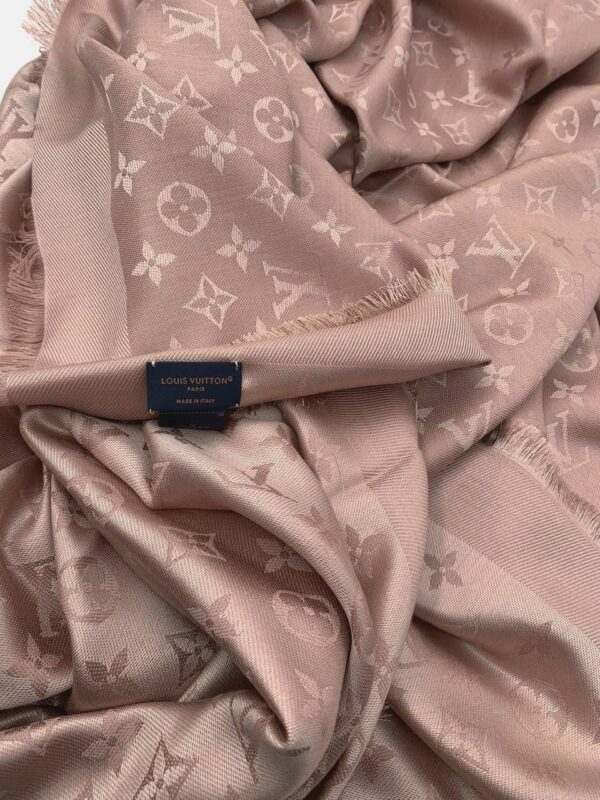 Scialle Louis Vuitton Monogram Rosa