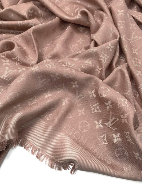 Scialle Louis Vuitton Monogram Rosa