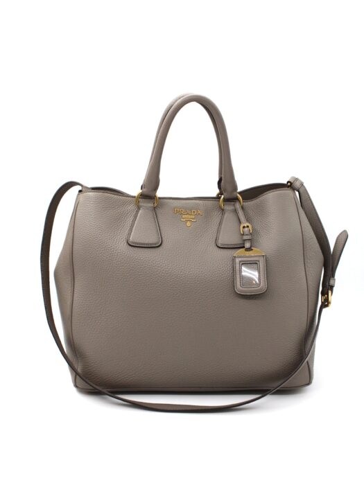 Privato: Shopper Prada in pelle martellata