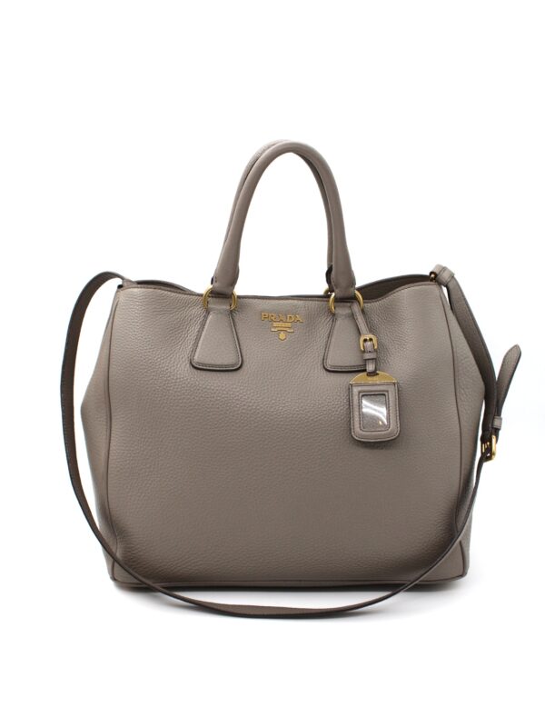 Privato: Shopper Prada in pelle martellata