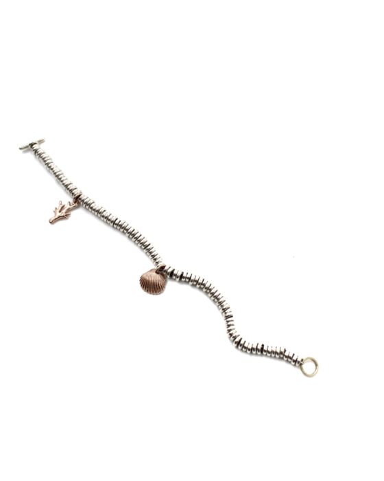 Bracciale DoDo Rondelle Con Charms Oro rosa