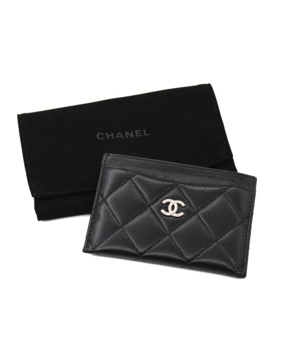 Privato: Portacarte Chanel In Pelle Nera