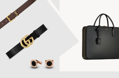 Accessori di lusso maschili: dal portamonete alle cinture iconiche