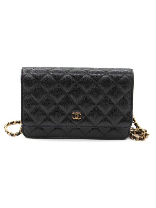 Privato: Borsa Chanel WOC in pelle caviar nera