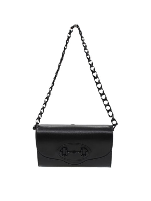 Privato: Borsa Gucci Horsebit 1955 in pelle nera