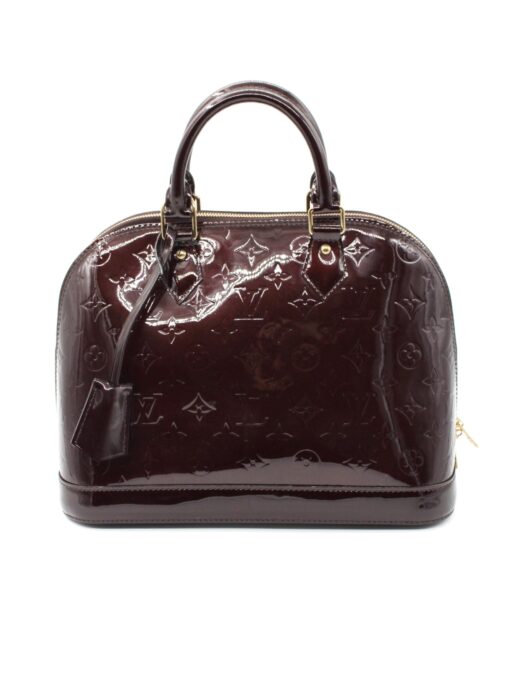 Borsa Louis Vuitton Alma PM in pelle vernis