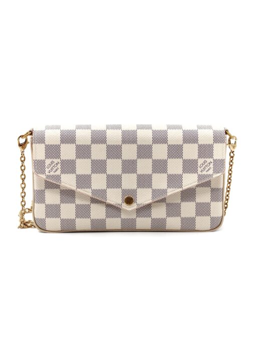 Privato: Borsa Louis Vuitton Félicie in damier azur