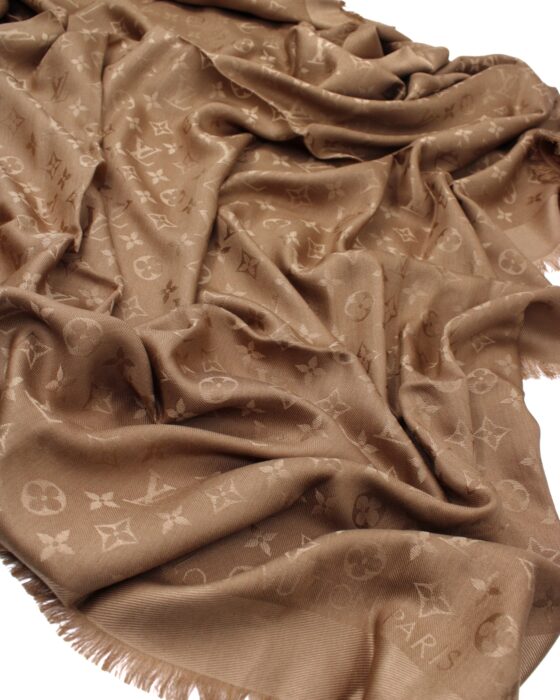 Privato: Scialle Louis Vuitton Monogram Caramello