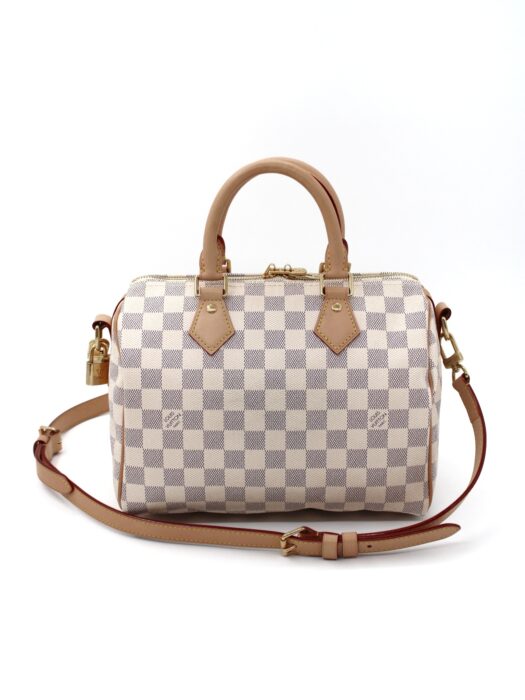 Speedy Louis Vuitton bandoulière 25 damier azur