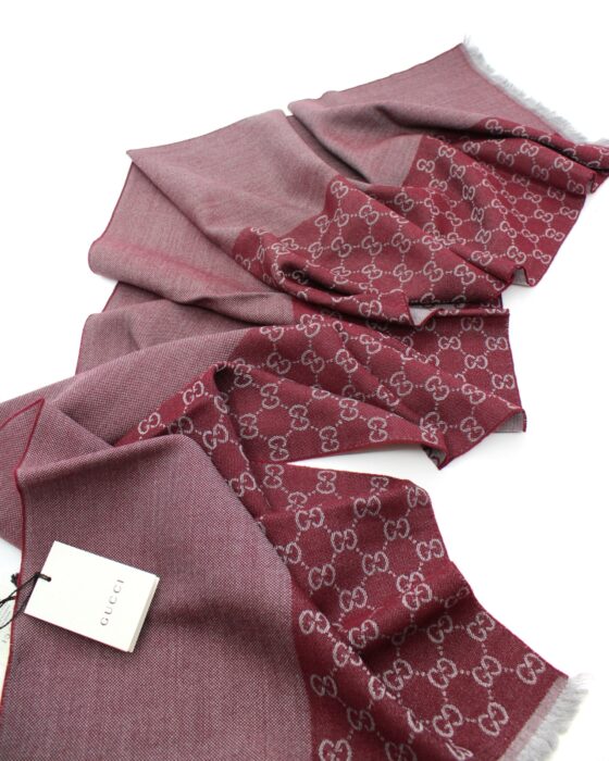 Stola Gucci In Lana Bordeaux