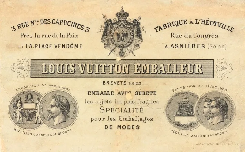 Poster antico Louis Vuitton