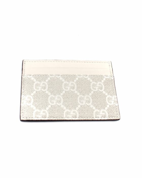 Portacarte Gucci In Pelle Panna