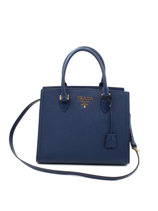 Privato: Borsa Prada in pelle saffiano blu