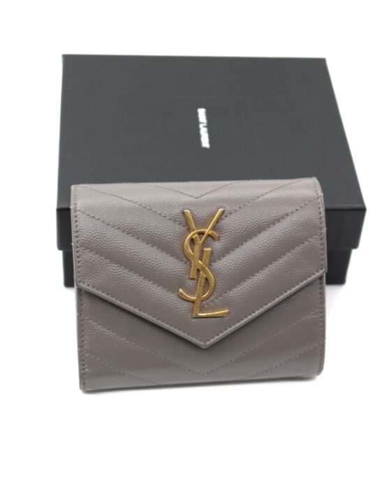 Privato: Portafoglio Saint Laurent Cassandre Tri-Fold