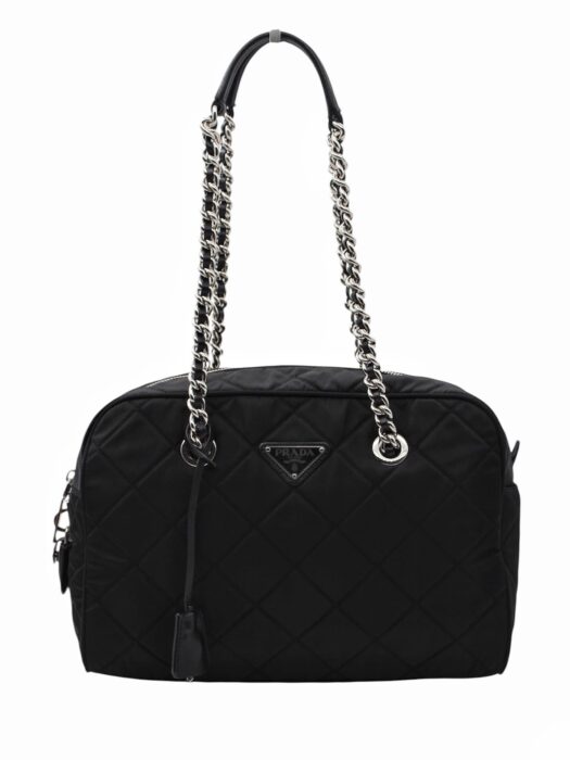 Privato: Bauletto Prada in Tela Vela Nero