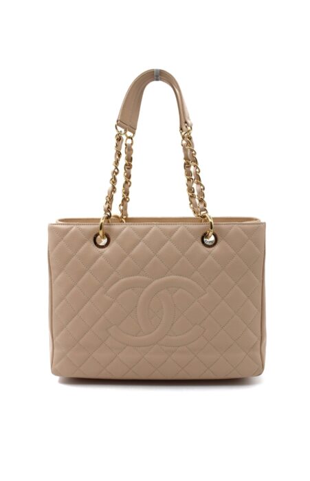 Borsa Chanel GST In Pelle Caviar Beige