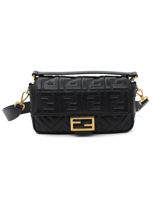Privato: Borsa Fendi Baguette in Pelle Nera