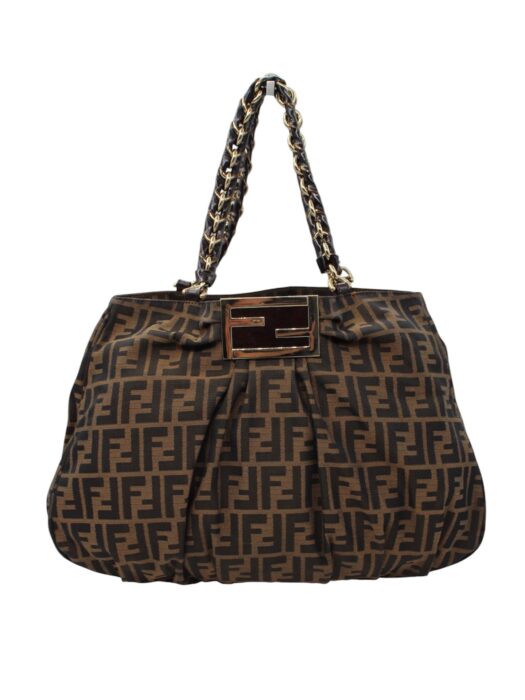 Privato: Borsa Fendi Mia in tela Zucca