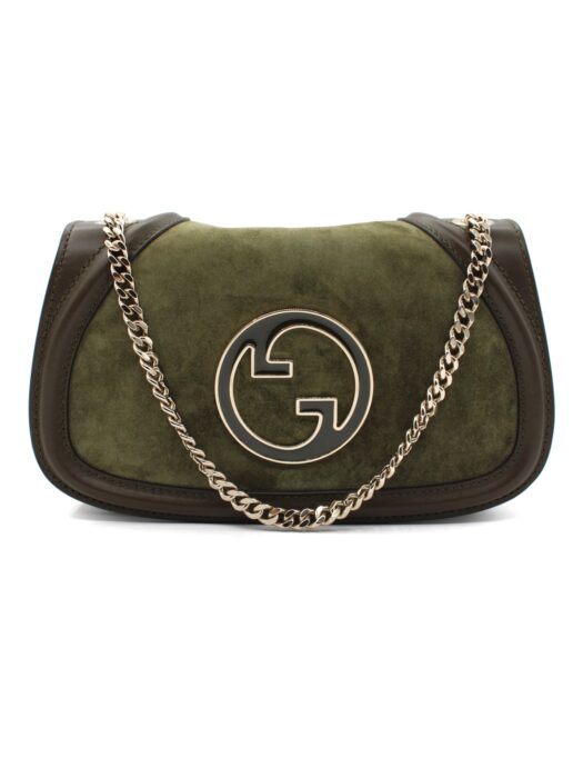 Privato: Borsa Gucci Blondie Small in Pelle Scamosciata