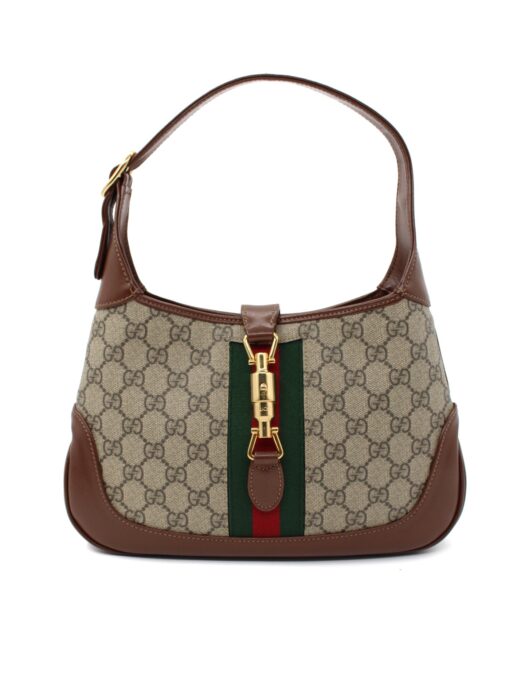 Privato: Borsa Gucci Jackie in Tessuto GG Supreme e Pelle